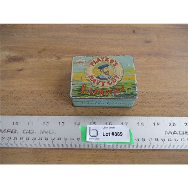players tobacco tin 4" long