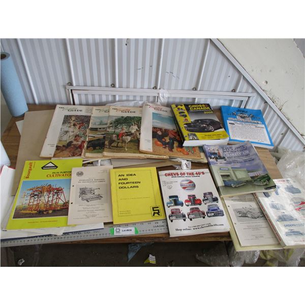 paper lot - brochures, country guides