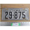 Image 1 : 1948 Sask License Plate