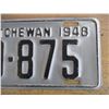 Image 3 : 1948 Sask License Plate