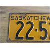Image 2 : 1933 Sask License Plate