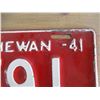 Image 4 : 1941 Sask License Plate