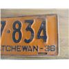 Image 3 : 1936 Sask License Plate