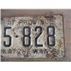 Image 3 : 1951 Sask License Plate