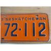 Image 4 : 1963 Sask License Plate