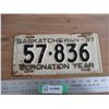 Image 1 : 1937 Sask License Plate