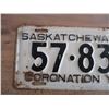 Image 2 : 1937 Sask License Plate