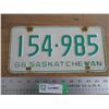 Image 1 : 1966 Sask License Plate