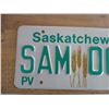 Image 2 : Sample SAM-OOO Sask License Plate