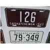 Image 8 : Display Board with (36) Sask Plates - 88x33