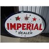Image 1 : Oval 3 star Imperial Dealer (ESSO) double sided porcelain sign - 60x40