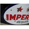 Image 2 : Oval 3 star Imperial Dealer (ESSO) double sided porcelain sign - 60x40