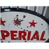 Image 3 : Oval 3 star Imperial Dealer (ESSO) double sided porcelain sign - 60x40