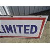 Image 5 : Imperial Oil Limited porcelain sign - 3/4" flanged around - 71" x 17"