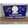Image 1 : Agency of the London assurance corporation - porcelain 15x10