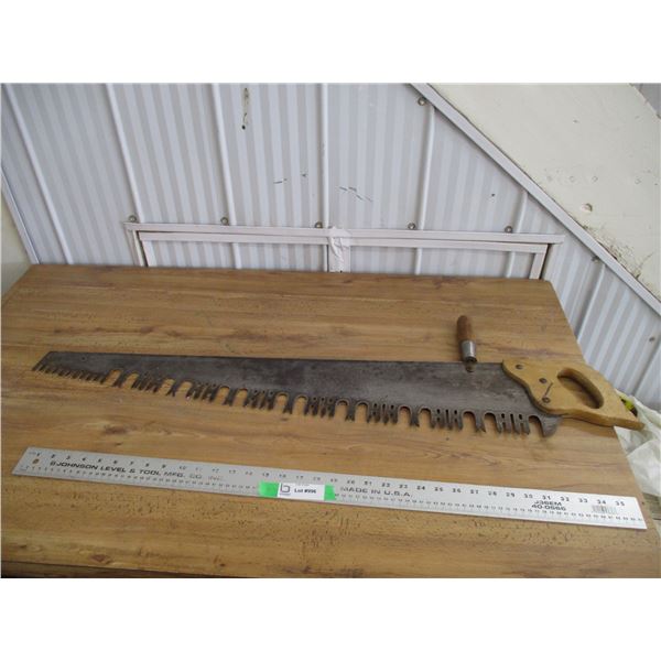 40" vintage tree saw