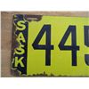 Image 2 : 1914 Sask License Plate (porcelain)