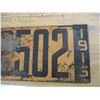 Image 3 : 1915 Sask License Plate (tin)