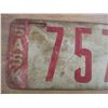 Image 2 : 1917 Sask License Plate - Low # (metal)