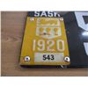 Image 4 : 1920 (Tag) Sask License Plate (porcelain)