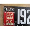 Image 2 : 1921 (Tag) Sask License Plate (porcelain)