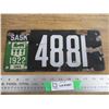 Image 1 : 1922 (Tag) Sask License Plate (porcelain)