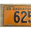Image 2 : 1939 Sask License Plate - Low #