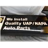 Image 6 : NAPA Auto Parts (double sided) lighted display sign – 37” x 12”