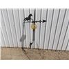 Image 1 : Weathervane – Horse pointing with globe – 42” tall