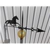 Image 2 : Weathervane – Horse pointing with globe – 42” tall