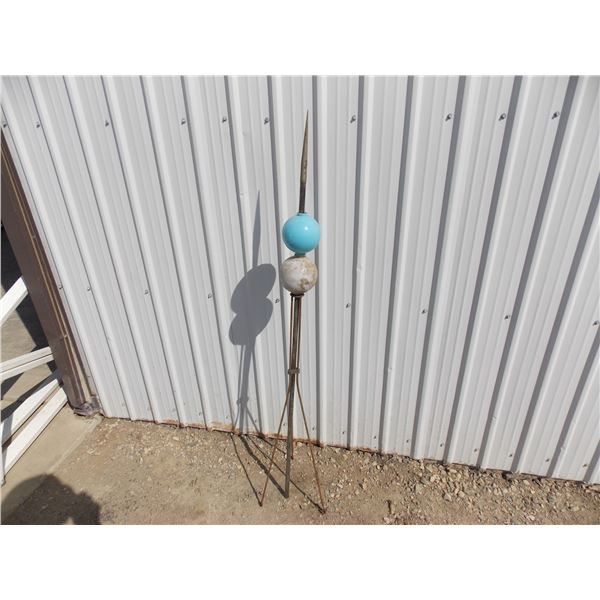 Weathervane – Double globe – 54” extendable