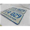 Image 3 : 1976 Sask License Plate Set – good condition