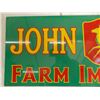 Image 2 : John Deere Farm Implements Acrylic sign (green) – 36” x 12”