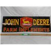 Image 1 : John Deere Farm Implements Acrylic sign (black) – 36” x 12”