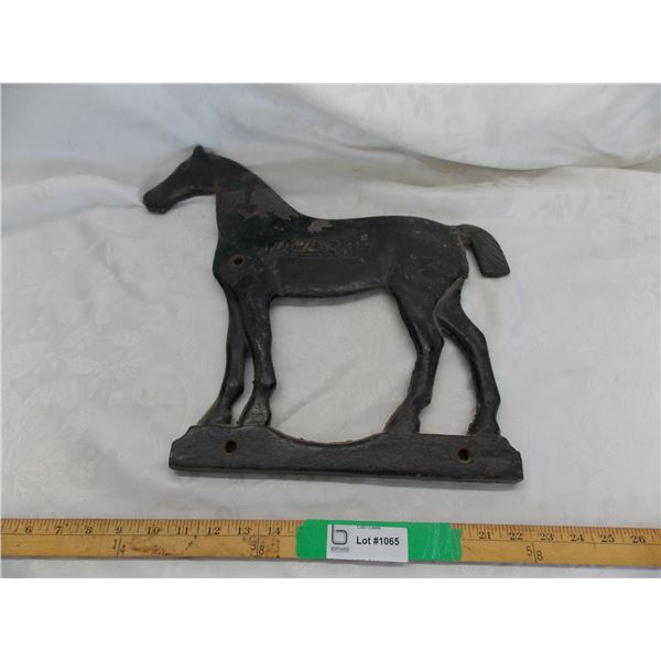 Dempster cast iron horse – windmill weight
