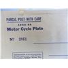 Image 3 : (9) 1965 Motor Cycle Plates – consecutive #’s and with original envelopes