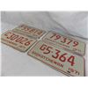 Image 4 : (4) 1971 Sask License Plates ( F, C, G) – very good condition