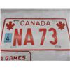 Image 3 : Canada Discovery Plate, Canada (military?) plate + Sask Canada games 1971