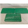 Image 5 : (3) 1965 Sask License Plates (DR, F, D) great condition