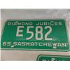 Image 2 : (3) 1965 Sask License Plates (C, E, UL) great condition