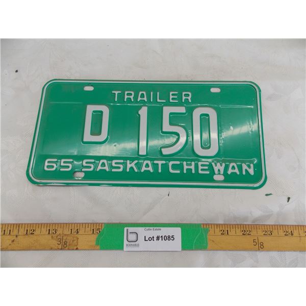1965 Dealer License plate