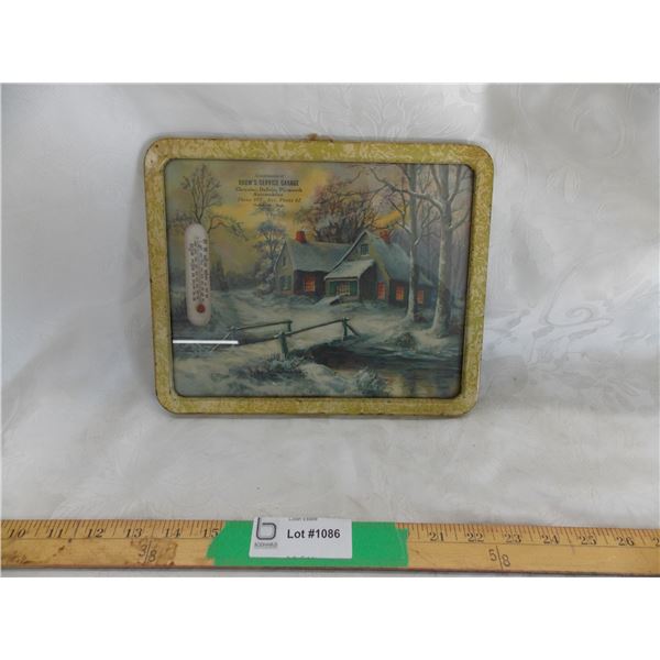 Vintage Humboldt Plymouth Dealer Thermometer advertisement