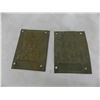 Image 4 : (2) 1921 License Plate Tags (Matching)