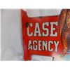 Image 3 : Case Agency mock sign – 2” flanged wall hanging – 26” tall, 16” wide