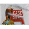 Image 5 : Case Agency mock sign – 2” flanged wall hanging – 26” tall, 16” wide