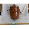Image 1 : Medalta Water Crock – with lid – 5 Imp "Ice Water”