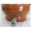 Image 2 : Medalta Water Crock – with lid – 5 Imp "Ice Water”