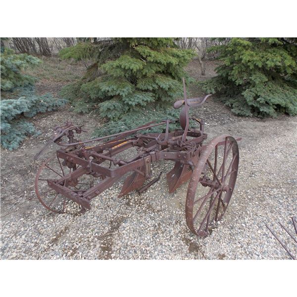 Antique 2 spine plow