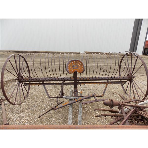 Restored Old Hay Rake Antique hay rake