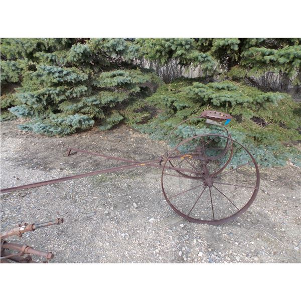 Antique harrow cart